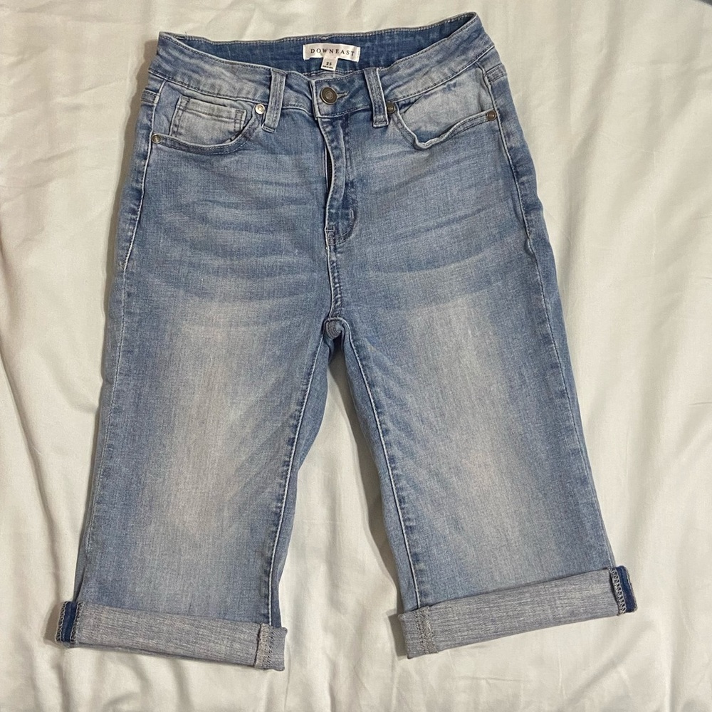 Light wash Denim Bermuda Shorts
